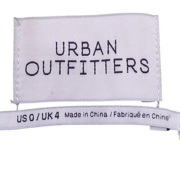 Urban Outfitters Size 0 Olive Green Corduroy Mini Dress Sleeveless Party Casual - Picture 2 of 15